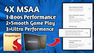 How To On Force 4X MSAA |Ahsaan Gazar Official