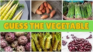 Guess The Vegetable Quiz | Test Your Veggie Knowledge | 50 Vegetable