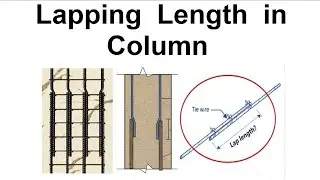 How to find Lapping Length in Column || Example solved