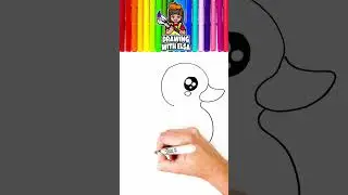 Drawing And Coloring A Duck 🦆🌈 Drawings For Kids 