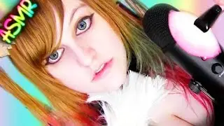 ASMR 🌙 Microphone Brushing ░ For Sleep ♡ Makeup Brushes, Brushing Mic, Anxiety, Whispering ♡
