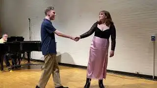 Marie Tohill '25 and Eliot Adler '26 perform 