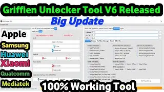 GRIFFIEN Unloker Tool V6 ,One click FRP,One Click Apple Bypass,Vivi Oppo Factort reset no Data Lose,