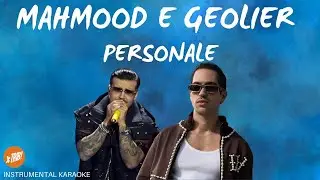 PERSONALE - Mahmood & Geolier (KARAOKE) #karaoke