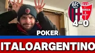 BOLOGNA MONZA 4-0 ❤️💙 POKER METÀ ARGENTINO E METÀ ITALIANO - ORSOLINI SPAVENTA