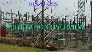 SUB STATION OVERVIEW #electrical #powergrid #powerlines #transmissionlines