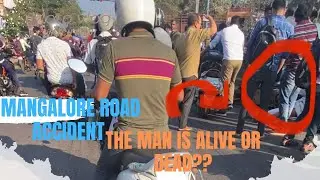 Mangalore road accident 👀// is he alive 🤯or dead 💀 || KTM ride