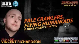 Pale Crawlers, The Rake, Flying Humanoids, Mothman & More Cryptozoology with Vincent Richardson