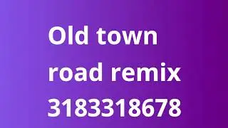Old Town Road Roblox ID - Music Coder