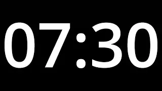 07 MINUTE 30 TIMER  with alarm -  450 second COUNTDOWN Clock Alarm