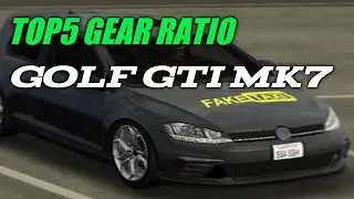 Top5 golf GTI mk7 gear ratio car parking multiplayer