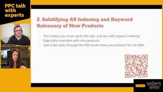 Solidifying A9 Indexing and Keyword Relevancy of New Products - ManyChat + Amazon Advertising Series