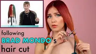 I try Brad Mondo's Hair Cut on Myself