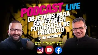 Objetivos para empezar en fotografía de Producto (Podcast)