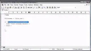Beginner PHP Tutorial  84 - File Handling Checking if a File Exists