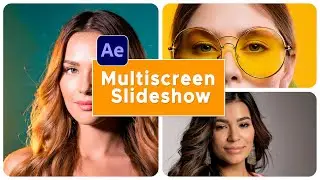 How to Create a Stunning Multi-Screen or Split Screen Slideshow in After Effects!