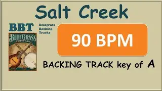 Salt Creek 90 BPM bluegrass backing track