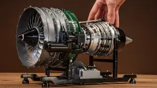 Building a Turbofan Twin Spool Engine Kit - Full Metal Electric Turbofan Aircraft Jet Engine Model