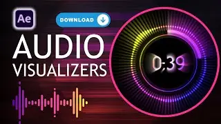 After Effects Audio Visualizer Template | 3D Audio Waveform Visualizer | Music Visualizer Download