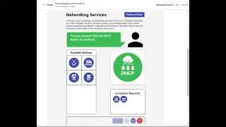 Networking Services Simulation Coursera July 2022