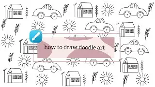 How to Draw Doodle Art Simple on Smartphone | Infinite Design App