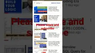 SQL server, build logic, Programming skill development