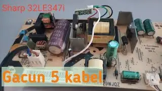 Cara Pasang Gacun 5 kabel tv led Sharp 32le347i