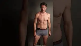 Posing for male models Underwear audition shoot with studio lights edwardolive photographer casting