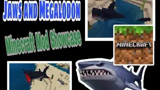 Minecraft PE Mod Showcase: Jaws and The Megalodon