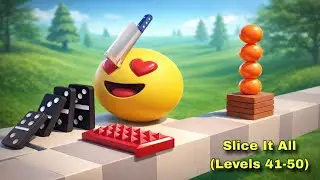 Slice It All - All Levels Gameplay Pop Pi (Levels 41-50)