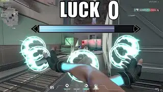 When you forgot to put points in LUCK (Valorant Fails)