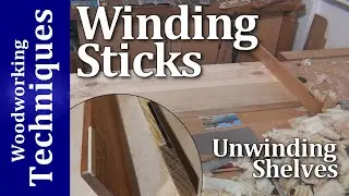 Using Winding Sticks / Woodworking