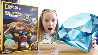 НАШЛИ НАСТОЯЩИЙ БРИЛЛИАНТ 💎 Набор Драгоценные камни National Geographic