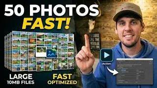 Batch Edit 50 Photos in Photoshop (1 Minute Workflow)