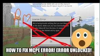 *OLD* How to Fix License Error in Minecraft! - Only for Android | Tutorial