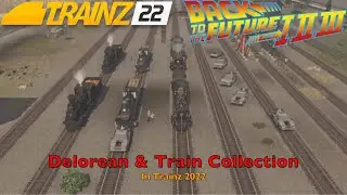 Back To The Future Delorean & Train Collection in Trainz 2022