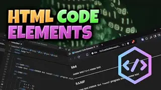 What are HTML Computer Code Elements?? pre code var samp kbd 