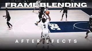 How to slow down clips in after effects using frame blending… 
