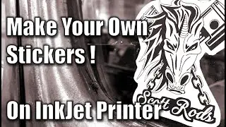 Simple Way To Make Your Own Custom Stickers Using Any Inkjet Printer At Home