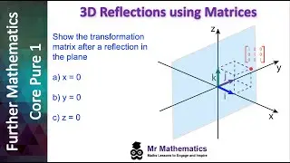 3D Reflection using Matrices | Mr Mathematics