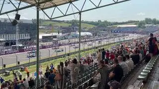 F3 Sprint Race start in Hungary - Hungaroring, 2023.