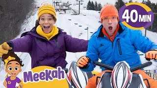 Blippi and Meekah's Epic Snow Mobile Adventure | Educational Videos for Kids | Blippi & Meekah TV