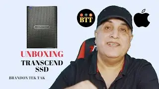Unboxing Transcend 1TB External SSD #MacOS #Backup #hardDisk #SSD