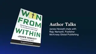Author Talks: How to gain a competitive edge with organizational culture
