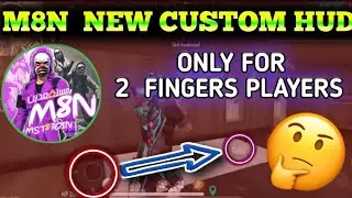 free fire best custom hud || M8N custom hud || M8N sensitivity || free fire youtubers custom hud