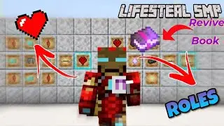 How To Craft And Use Heart In LifeSteal Smp || #minecraft #arteogamer #himlands #lapatasmp ||