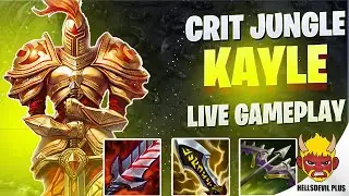 FULL CRIT KAYLE JUNGLE IS BROKEN! - Wild Rift HellsDevil Plus Gameplay