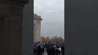 Pregătiri pentru Parada Militara, intonarea imnului național  #România #parada #bucuresti #military