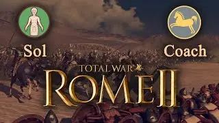 Саба vs Maсесилы. #2 Sol vs Coach. 1x1Total War Rome 2    #totalwar #rome