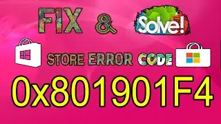 How to Fix Microsoft Store Error 0X801901f4 in Windows 10 - [3 method] 2020 best solution